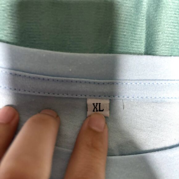 Amazon NWOT Not Flat We Checked NASA Blue Short Sleeve T-Shirt XL - Picture 3 of 4